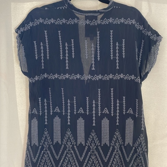 JOHNNY WAS Aria Paityn Embroidered Maxi Dress Black sz XS - Picture 3 of 6